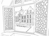 Coloring Pages Scenery Colouring Adults Beautiful Landscapes Door Travel Kids Inspired sketch template