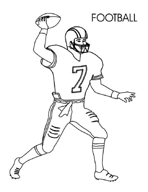 football coloring pages  preschoolers activity shelter football