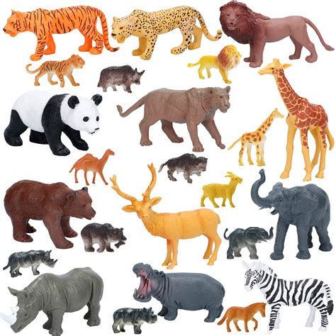 jumbo safari animals figures realistic large wild zoo animals