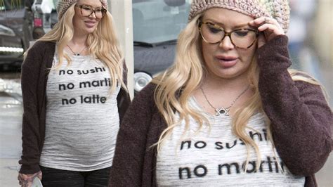 heavily pregnant jenna jameson looks unrecognisable as she shows off