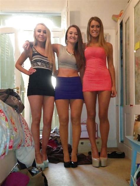 tights and platforms tight dresses girls in mini skirts
