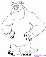 Monsters Sully Sulley Cartoon Getdrawings Pixar Dragoart Coloringhome sketch template