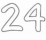 24 Number Coloring Clipart Color Clipartmag sketch template