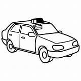 Taxi Clipart Coloring Pages Clipartmag Clipground sketch template