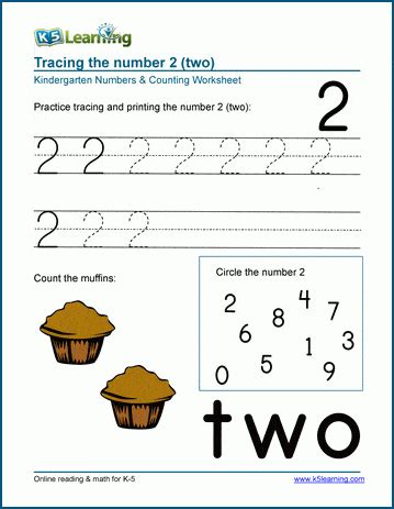 number   handwriting worksheet preschool level  apples