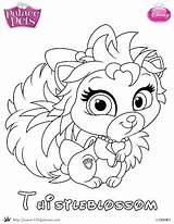 Princess Coloring Pages Disney Pets Getcolorings sketch template