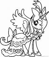 Pony Coloring Pages Princess Printable Color Print Ponies Getcolorings sketch template