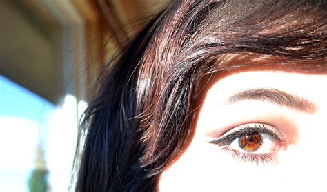 typically dark brown eyes turn amber ish   sun reyes