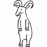Goat Billy Surfnetkids Coloring sketch template