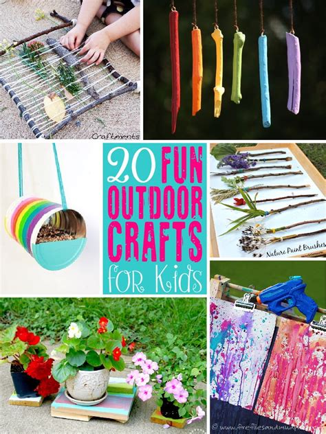 fun outdoor craft ideas  kids  scrap shoppe