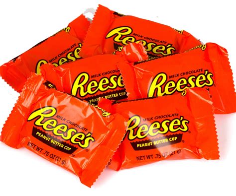 reeses peanut butter cups chocolate candy snack size  oz   sh ebay