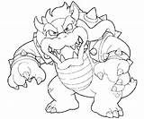 Coloring Bowser Pages Printable Kids Comments sketch template