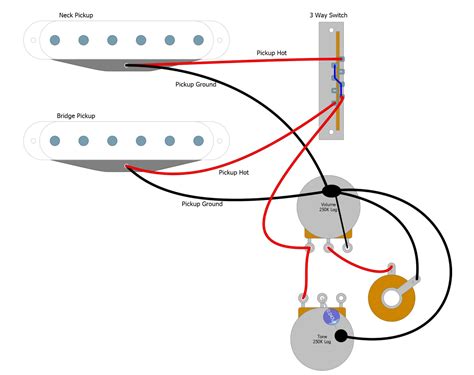 telecaster   switch wiring humbucker soup