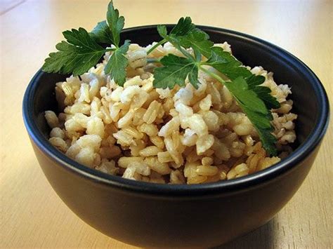 brown rice  barley recipe
