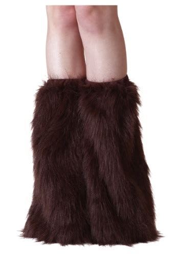 Adult Brown Furry Boot Covers Furry Cosplay Costumes