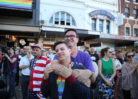 australians joyously celebrate ‘yes vote for same sex marriage huffpost