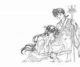 Sango Inuyasha Character Coloring Pages Another sketch template