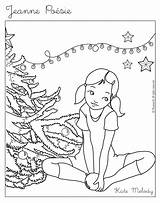 Coloring Christmas Kate Pages Roller Celebrate Color Skate Print Hellokids Printable Getcolorings Jeanne sketch template