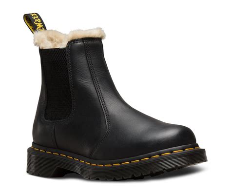fur lined  martens chelsea boots boots  martens boots