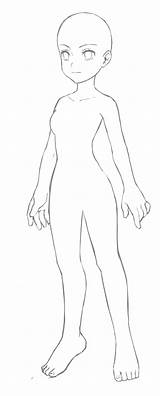 Mannequin Anime Drawing Coloriage Model Body Dessin Manga Imprimer Coloring Base Modèle Pages Kids Getdrawings Template Habiller Et Les Fashion sketch template