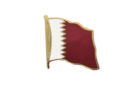 flag lapel pin qatar royal flags