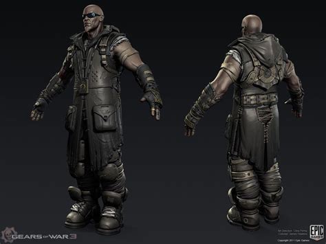 Gears Of War 3 Character Art Dump Digital Sculpts