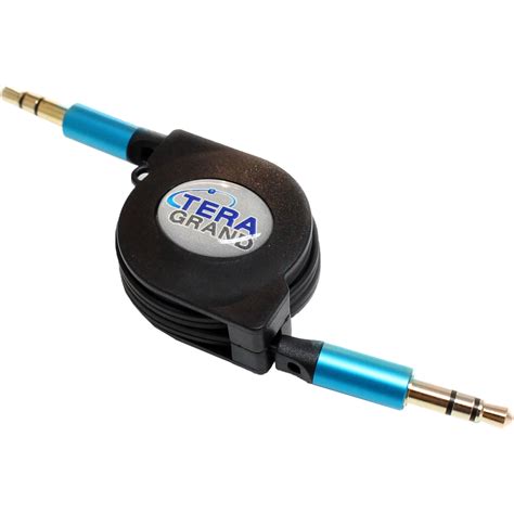 Tera Grand 3 5mm Male To Male Stereo Retractable Reta Te222 Bl