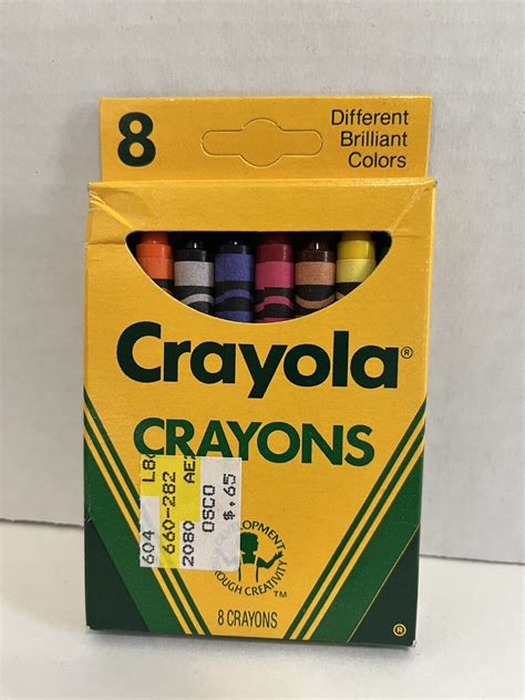 vintage crayola crayons  pack  original price tag ebay