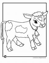Cow Coloring Pages Baby Animal Dairy Cows Drawing Printable Clipart Cute Farm Kids Print Jr Clip Library Boyama Bone Animals sketch template