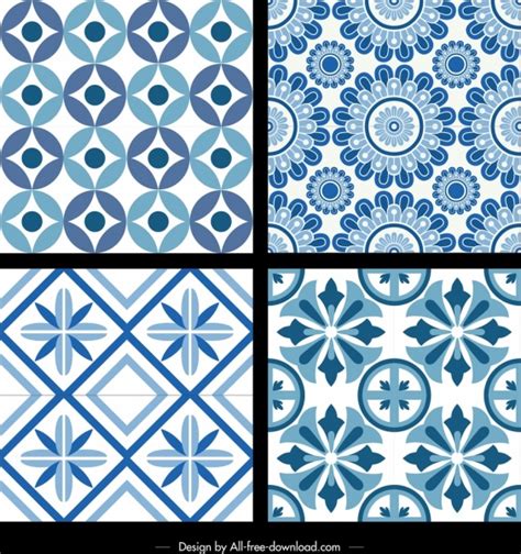 european classic pattern background vectors   graphic art