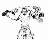Coloring Pages Wwe Cena John Popular sketch template