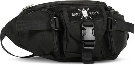 daily paper multi pocket waist bag  black bolcom