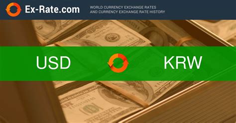 dollar usd  krw    foreign exchange rate  today
