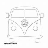 Camper Ausmalbild Malvorlagen Outlines Kombi Disegnare Suggerimenti Bulli Stencil Volkswagon Fieltro Applikationen Llaveros Schablone Doodles Campers Idee Aplique Recortar Idea sketch template