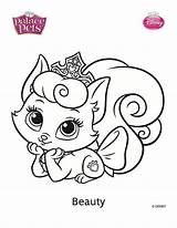 Palace Whisker Puppy Prinzessin Colouring Haustier Princesses Printablecolouringpages Ausmalbilder Macaron sketch template