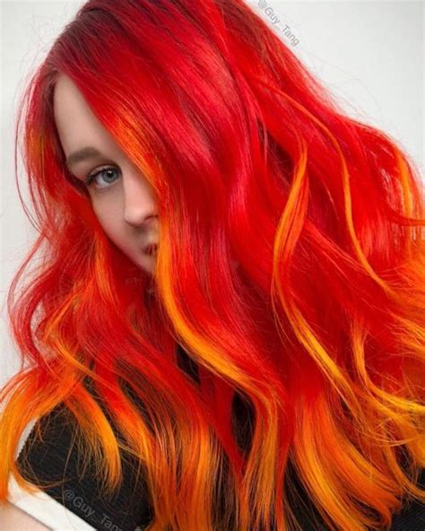 stunning bright red hair colors    inspired hairstyles vip