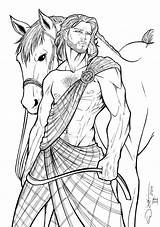 Outlander Coloring Fraser Pages Jamie Getdrawings sketch template