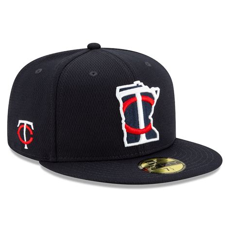 mens minnesota twins  era navy  spring training fifty fitted hat