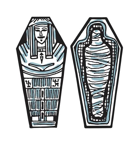 sarcophagus drawing  csa images fine art america