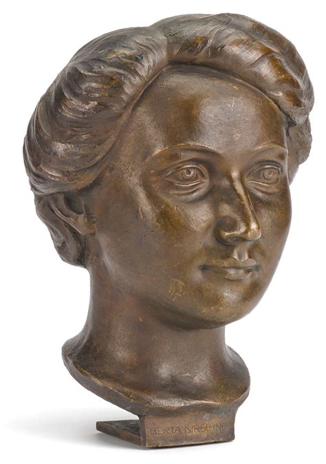 Bonhams Arnold Zadikow Polish 1884 1943 Bronze Bust Of Berta