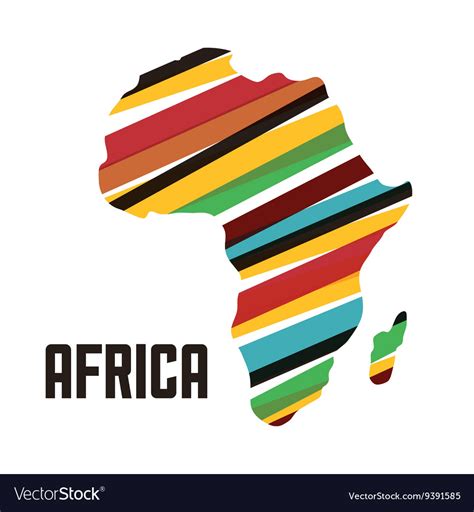africa design map shape icon graphic royalty  vector