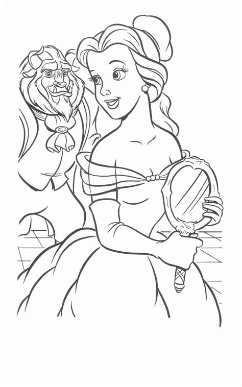beauty   beast rose coloring page unique beauty   beast
