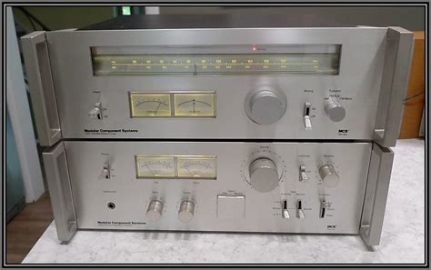 vintage nec mcs  integrated amplifier mcs  amfm reverb
