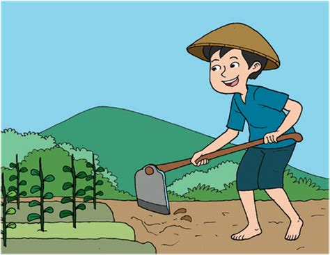 info   gambar animasi petani menanam padi