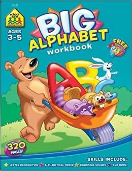 amazoncom big alphabet workbook ages    multiple