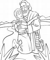 Prodigal Parable Kidssundayschool Printable Jesus Forgiveness Getcolorings sketch template