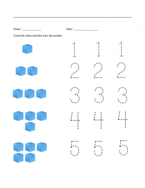 math printables preschool  worksheets