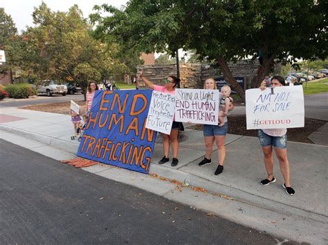 Local Group Gathers In Idaho Falls To Protest Human Sex Trafficking