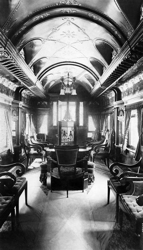 history  private pullman train cars curbed