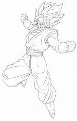 Vegito Blue Super Saiyan Coloring Pages Drawing Vegeto Vegeta Lineart Line Colouring Drawings Deviantart Getdrawings Search Again Bar Case Looking sketch template